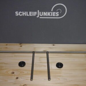 Toolbar SchleifJunkies<sup>®</sup> Edition 65cm doppelseitig (incl. 2 Rändelmuttern)