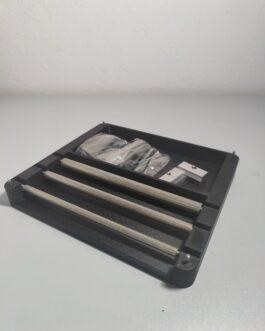 Stapelbox für Rundschleifstäbe (2 Stück), schwarz