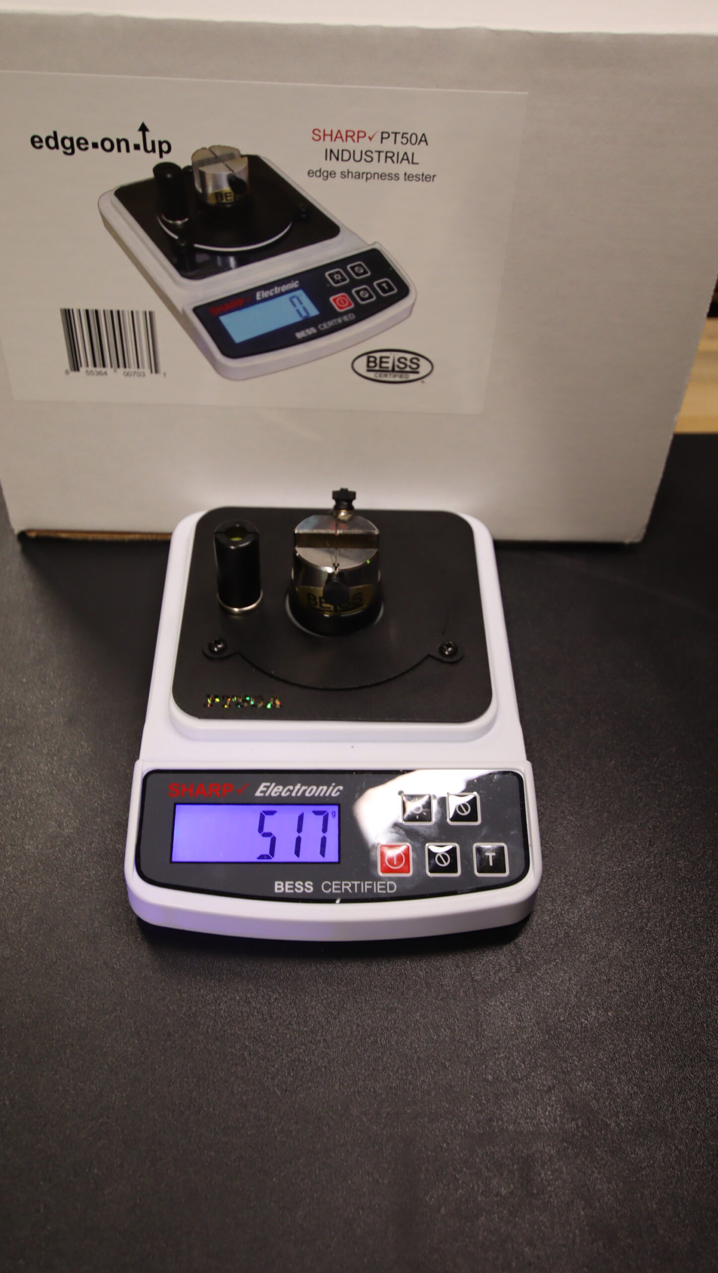 Bess Tester PT50A measures in 1g increments