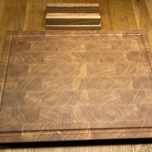 end-grain cutting board oak 430x320x40mm
