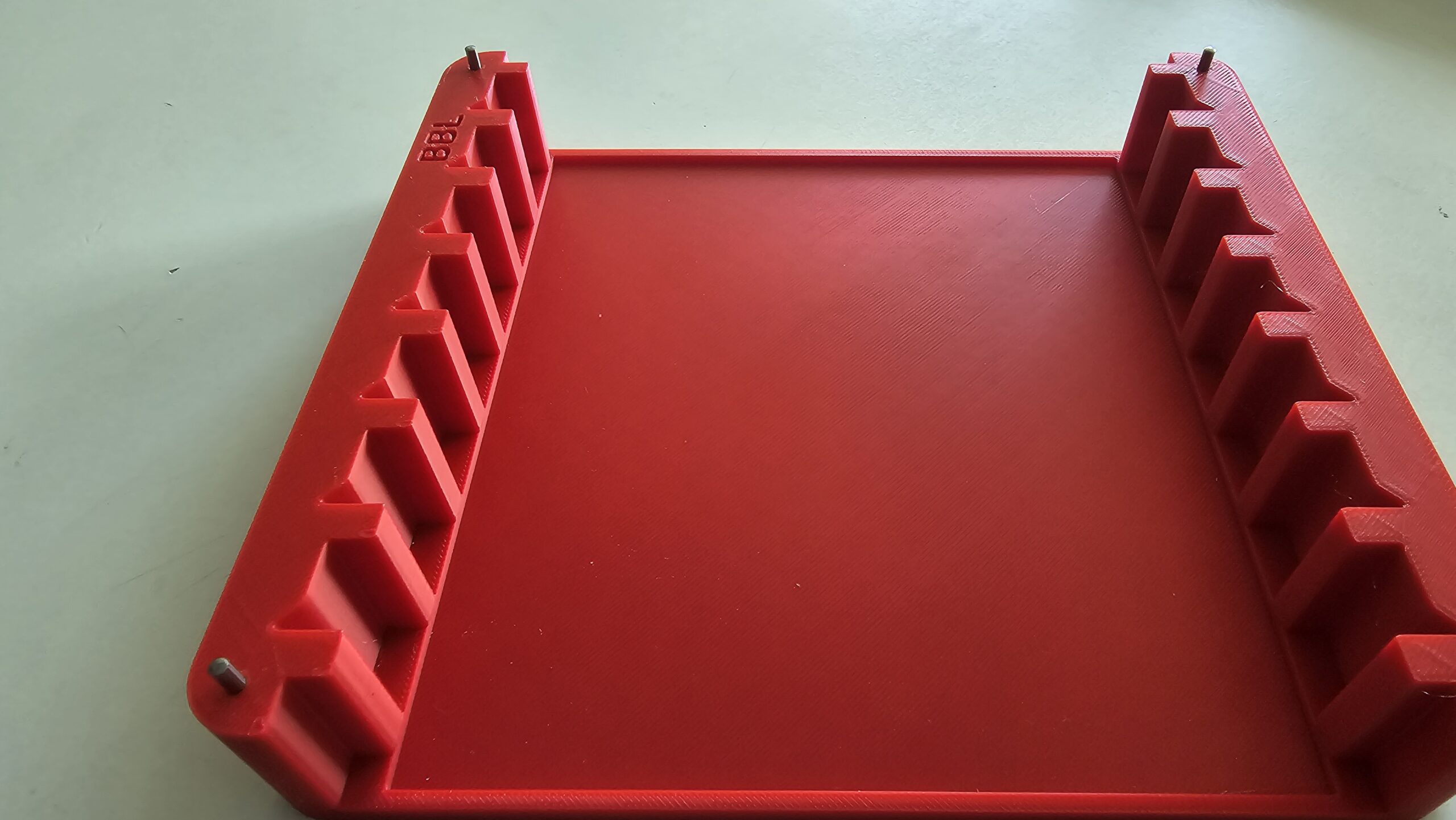 Stapelbox für Schleifsteine (16cm), rot